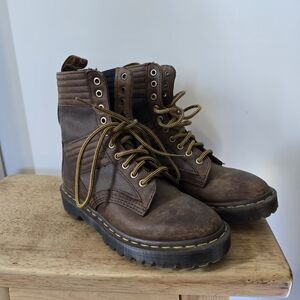 Dr.Martens Baden Brown Leather Boots